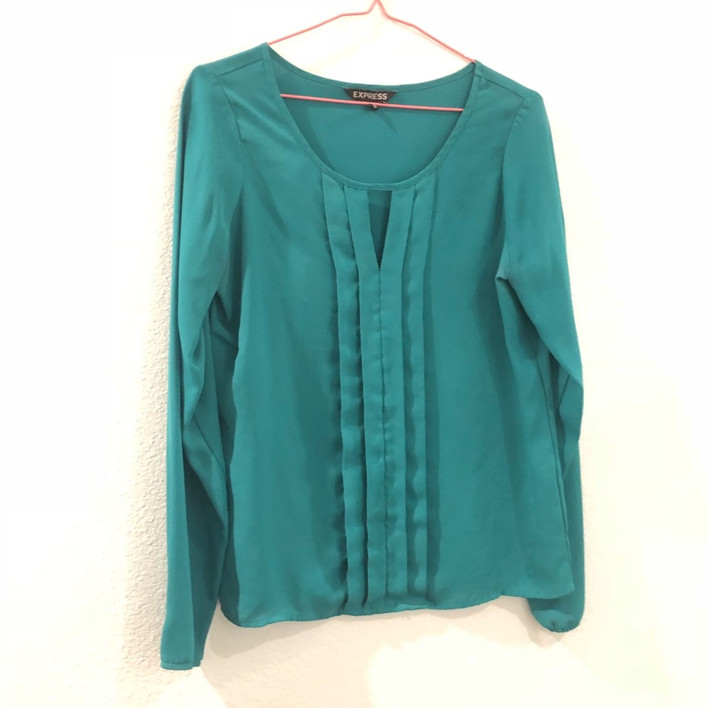 Express Green Top